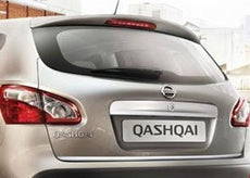 Nissan Qashqai+2 (JJ10E) Tailgate Strip, Chrome 2008-2013