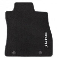 Nissan Juke (F15E) Floor Mats, White Stitching & Logo RHD 2010-2019