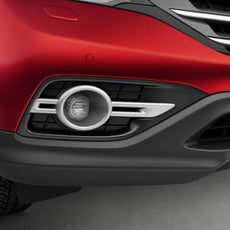 Honda CR-V Front Fog Light Garnish, Matte Silver 2013-2014