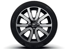 Renault Twingo (3) 16" Emblem Alloy Wheel, Black Diamond (front)