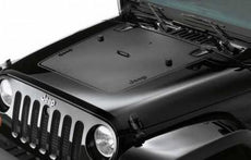 Jeep Wrangler (JK) Hood Decal in Matt Black 2014-2018