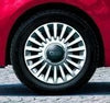 Fiat 500 Single 15" Alloy Wheel 18-Spoke Design 2008-2015