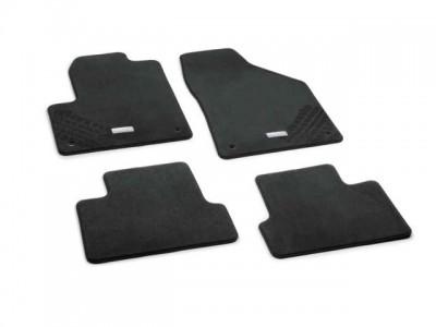 Jeep Cherokee (KL) Premium Carpet Mats, Dark Grey RHD