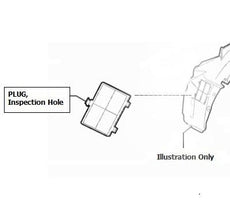 Fiat 500 Plug, Arch Liner Inspection Hole