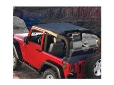 Jeep Wrangler (JK) Black Premium Sun Bonnet Cover for Hard/Soft Top 2-Door Versions
