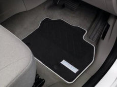 Renault ZOE Textile Premium Floor Mats, Grey Binding RHD