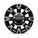 Fiat 500 14" Alloy Wheel Set, Matt Grey/Black 8-Spoke