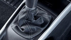 Suzuki Baleno Leather Gear Shift Boot Black/Silver