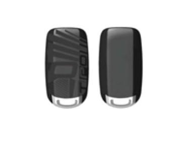 Fiat Tipo Key Covers, Black & Grey 2-Piece