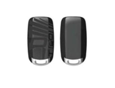 Fiat Tipo Key Covers, Black & Grey 2-Piece