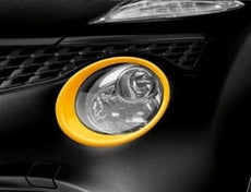 Nissan Juke Yellow Headlamp Finishers w/o HL Washers