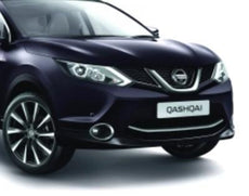 Nissan Qashqai (J11E) Front Lip Finisher, Ice Chrome 2014-2017