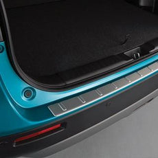 Suzuki Vitara Rear Bumper Loading Area Protector, Aluminium
