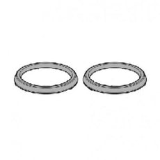 Fiat 124 Spider Cup Holder Finisher Rings, Bright Silver