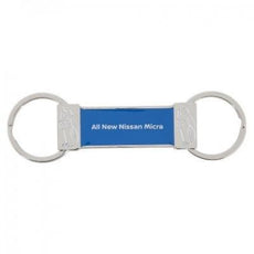 Nissan Micra Keyring, White/Blue