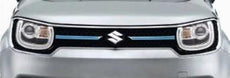 Suzuki Ignis Upper Front Grille Centre Bar, Blue