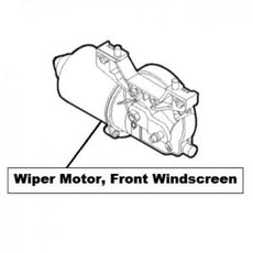 Abarth 500 Wiper Motor, Windscreen RHD