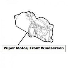 Fiat Wiper 500/Bravo Motor, Windscreen RHD