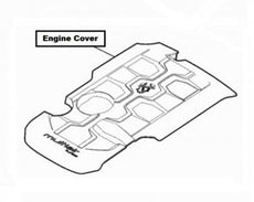 Abarth 124 Spider (6I) Engine Cover