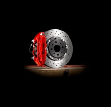 Abarth 500/595 Brake System by Brembo, RED