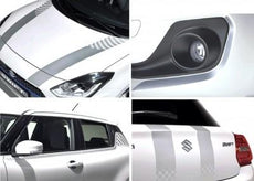 Suzuki Swift Body Decal Set, Silver