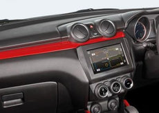 Suzuki Swift Instrument Panel Trim, Burning Red RHD