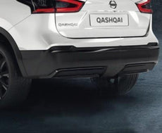 Nissan Qashqai (J11B) Glossy Black Lower Rear Bumper Accents