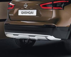 Nissan Qashqai (J11B) Rear Styling Plate, Silver