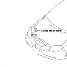 Nissan Primera (P12E) Clamp-Rod Hood