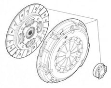 Fiat Clutch Kit, Replacement (3-piece)