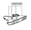 Mitsubishi Shogun Lamp Kit, Tail RH