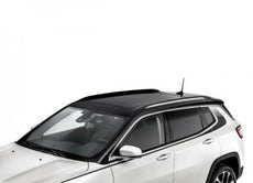 Jeep Compass (M6) Side Roof Rails, Bright Chrome
