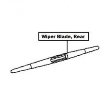 Nissan Wiper Blade, Replacement Rear