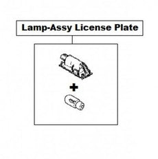 Renault Lamp-Assembly License Plate (non-LED)