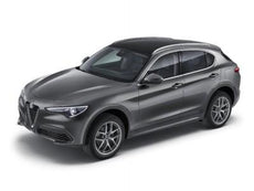 Alfa Romeo Stelvio Aluminium Roof Rails - vehicles with sunroof