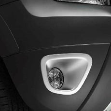Dacia Duster 1 Fog Lamp Surrounds, Dark Grey
