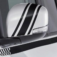 Suzuki Swift Door Mirror Decal Set, Black