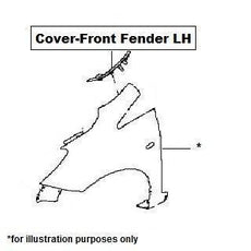Nissan Note (E12E) Cover-Front Fender LH