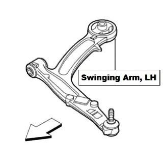 Abarth 500 (3R/85) Front Suspension Swinging Arm LH