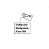 Nissan Qashqai (J10E) Deflector-Mudguard, Rear RH