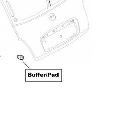 Fiat Buffer/Pad, Tailgate