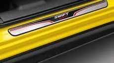 Suzuki Swift Sport Door Sill Set, Aluminium with Logo
