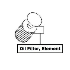 Suzuki SX4 Oil Filter, Element (RW416D)
