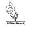 Suzuki SX4 Oil Filter, Element (RW419D)