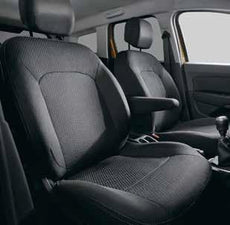 Dacia Duster 2 Front & Rear Seat Covers with Rear Headrest - Bench Seat 1/3 - 2/3