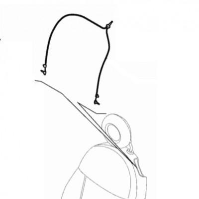 Abarth Cable, Seat Tilt/Release LH
