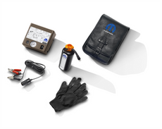 Tyre inflator kit with air compressor (Leather Bag)