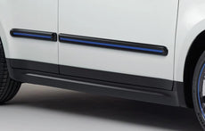 Side Body Trims - Black & Blue accent - Honda e