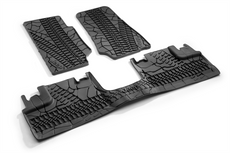 Jeep Wrangler (JK) Rear Rubber Floor Mats 4-Door