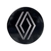 Renault 'R' Centre Cab Hub Cover - Black & Glossy Brushed Aluminium